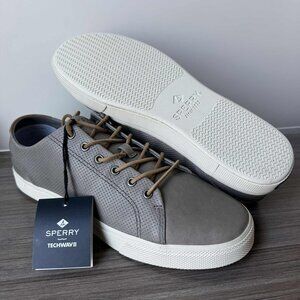 Sperry Striper Plushwave LTT Mens Lace-Up Leather Men's Size Wide 10 W $88
